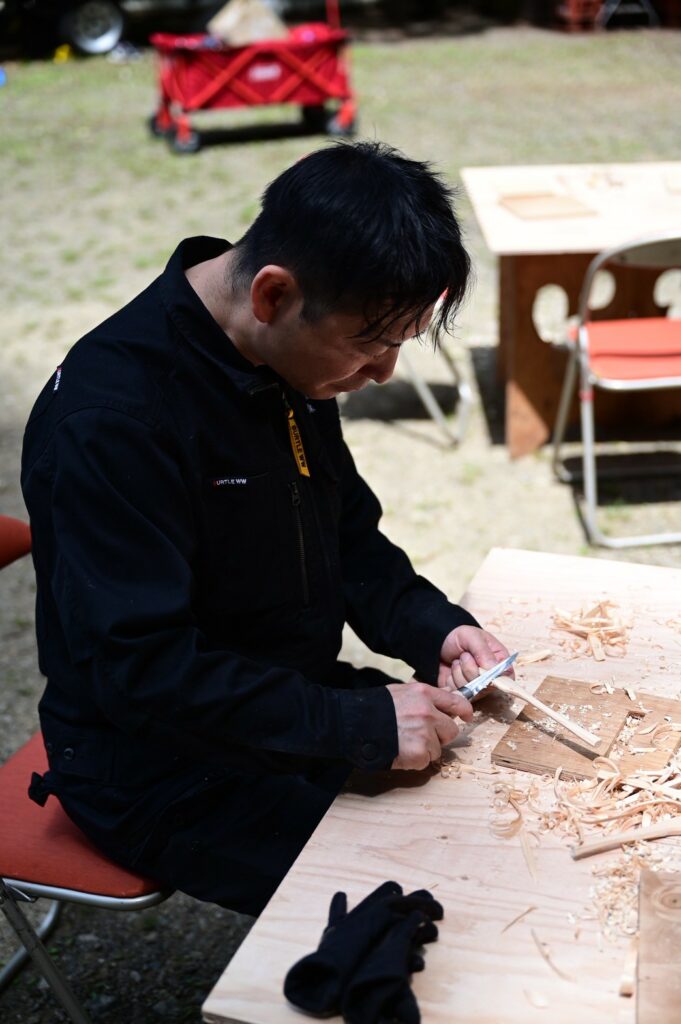 森代表 スプーン作り