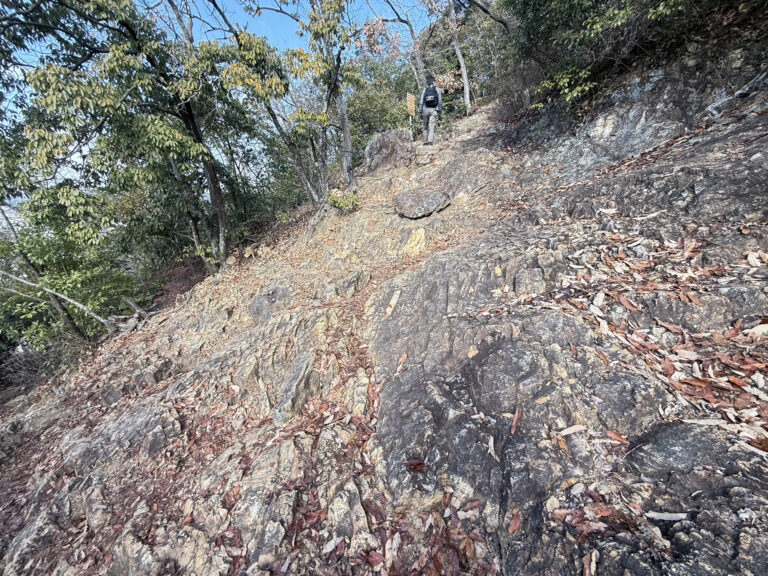金華山 岩場